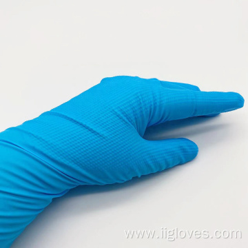 32cm Length Oil Acid Alkali Resistant Nitrile Gloves